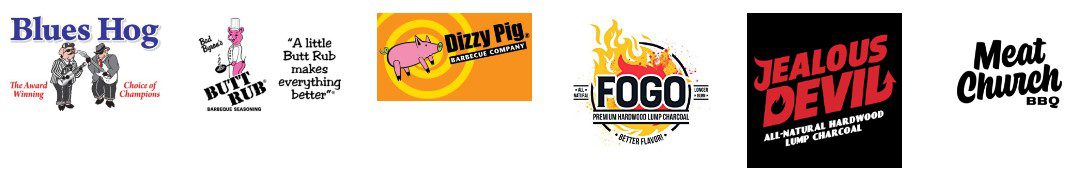 A picture of some logos for dizzy pig and the barbecue company.